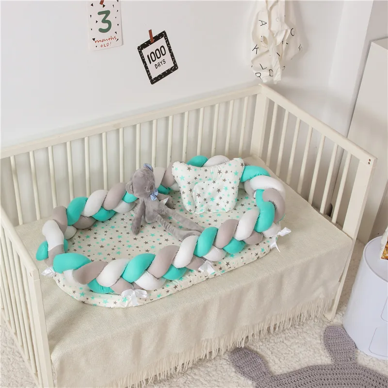 A6 Переносная Люлька-бампер для новорожденных, переносная детская кроватка, лежак для новорожденных, люлька для младенцев, подушки для сна - Цвет: A6