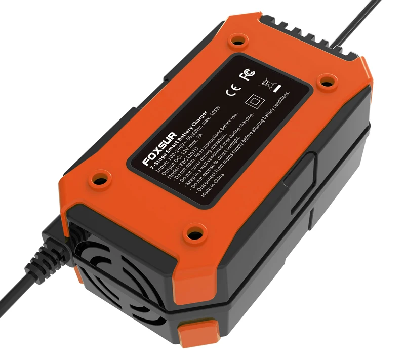 Battery Charger 12V 7A 7-stage Lead GEL STD AGM Car Motorcycle Pulse charge Maintainer & Desulfator