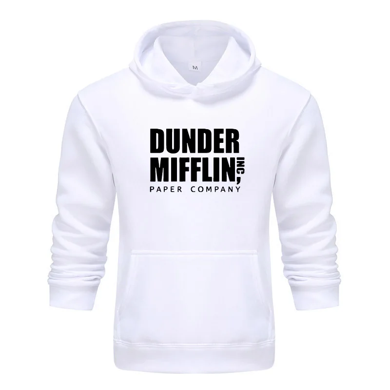 Dander Mifflin, худи, офисная толстовка, мужская, woemn, флисовая, с капюшоном, paper inc., унисекс, moletom feminino, Мужская толстовка, sudadera hombre - Цвет: Photo Color