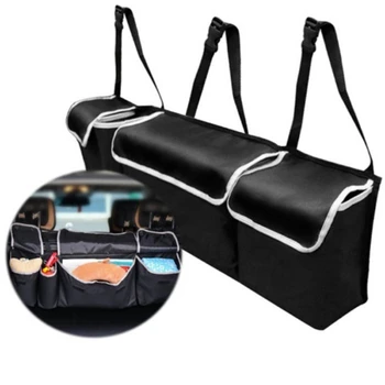 

Car Organizer Bag Oxford Cloth Car Seat Bag High Capacity Journey Car Trunk Storage Bag SUV Backseat Sundries Basket