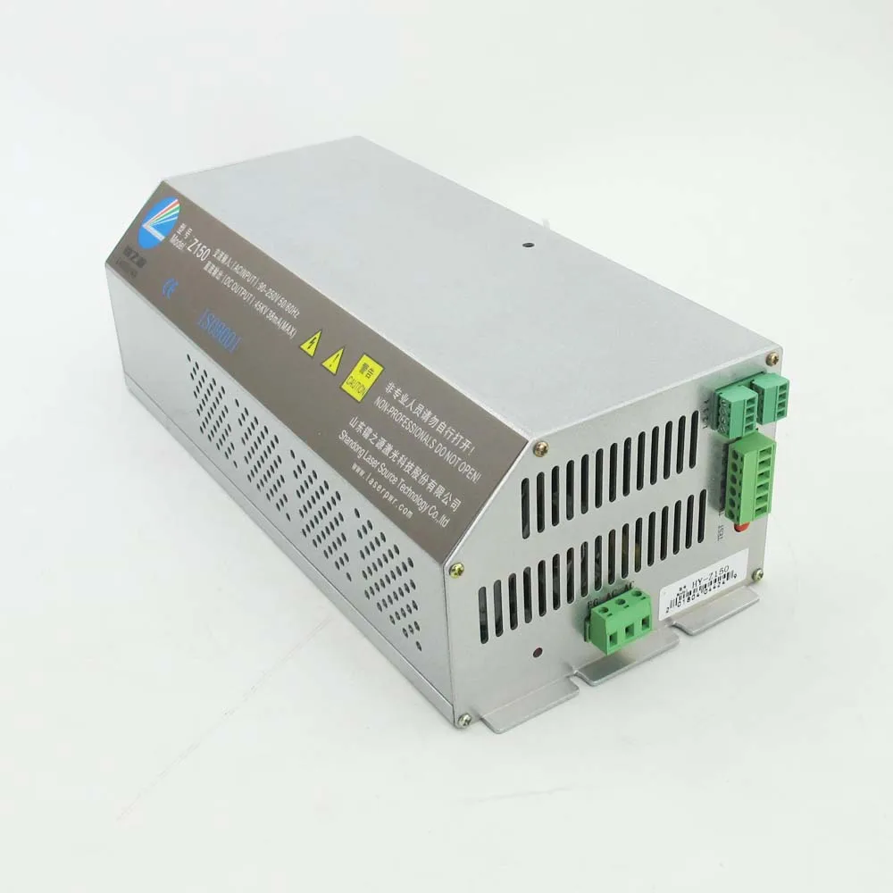 Laserpwr HY Z150 Высокое качество 130 Вт 150 180 CO2 лазерный источник питания для стеклянной