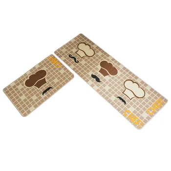 

2 Pcs/Set High Absorbency Bath Mats Carpet Kitchen Anti Slip Large Bathroom Rug Mats Toilet Mat Bathroom Carpets and Rugs #4