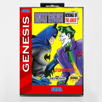 

Batman Revenge of the Joker 16bit MD Game Card For Sega Mega Drive/ Genesis with Retail Box