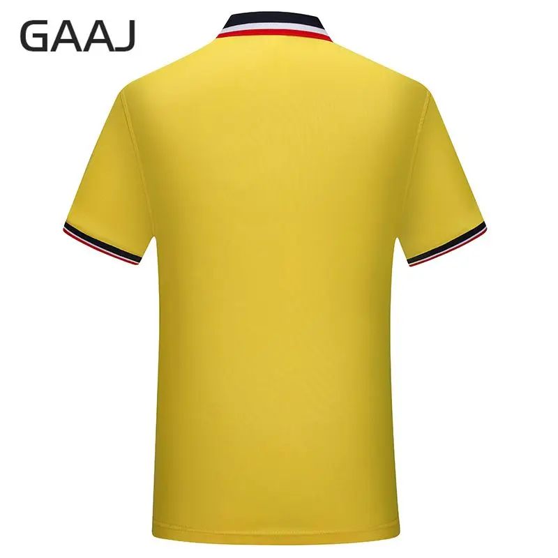 GAAJ Polo Shirt Men,France Stripes Collar Poloshirt,100% Cotton Button Up Social Tees,Fashion High Quality Summer Polos,200GSM 28 H5ec3c83b7a524799a1e79f349de12843P