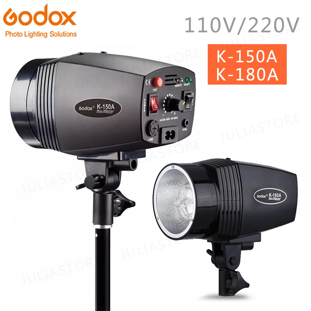 Переносная мини-вспышка GODOX K-150A K150A K180A K-180A 180WS 150Ws мастер-студийное освещение