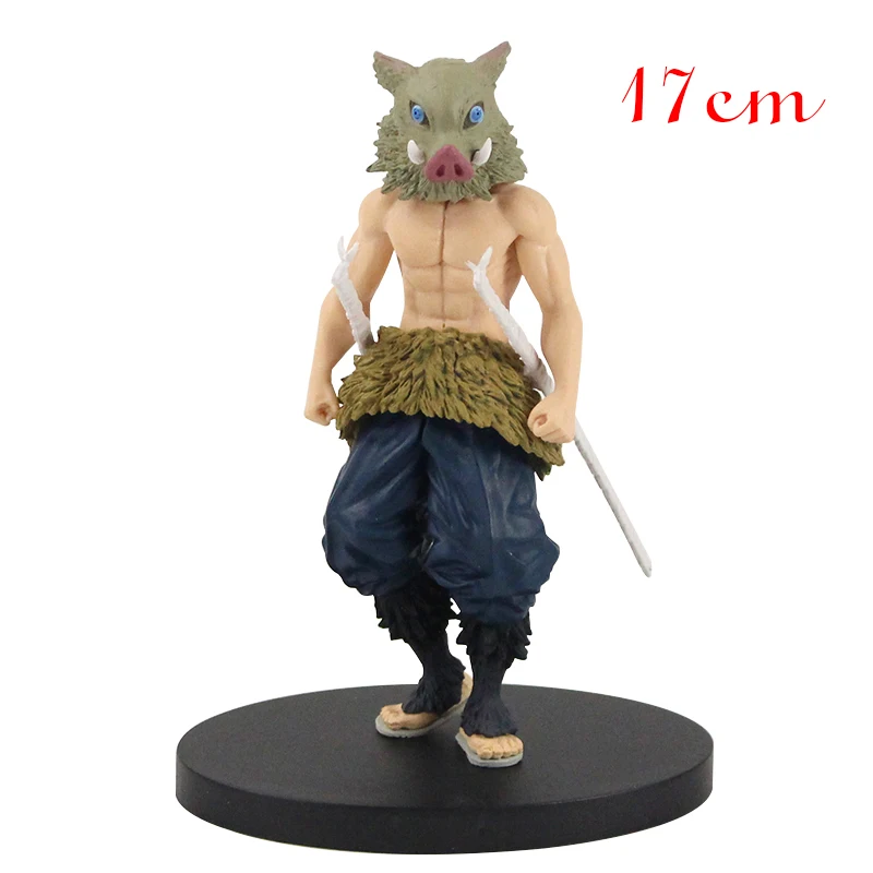 G-17cm-opp bag 16-17 см Demon Slayer: Kimetsu No Yaiba Zenitsu Agatsuma Kamado Tanjirou Nezuko фигура аниме фигурка модель детская игрушка - Цвет: G-17cm-opp bag
