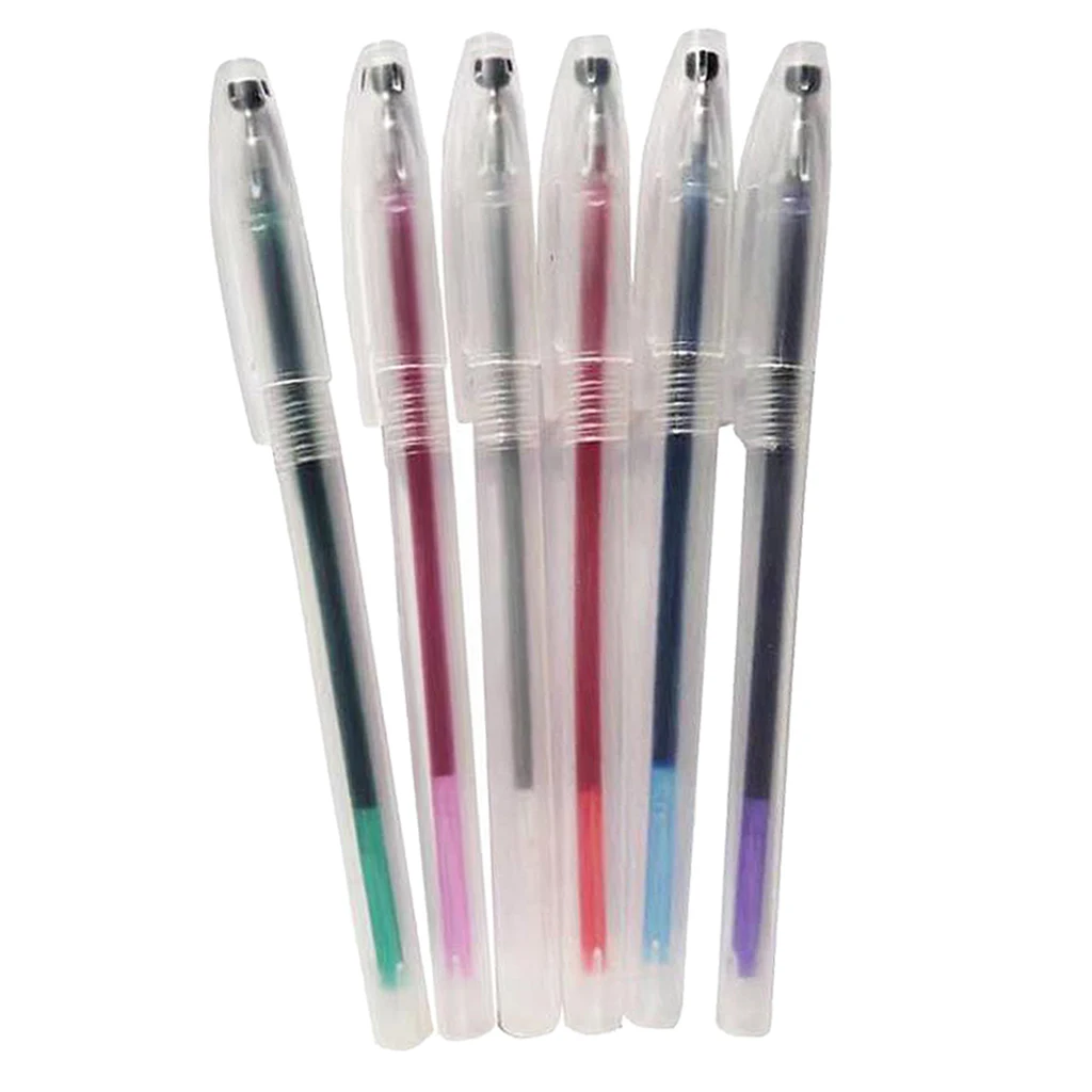 6x Water Soluble Pen Vanishing Fabric Marking Ink Pen DIY Sewing Accessories
