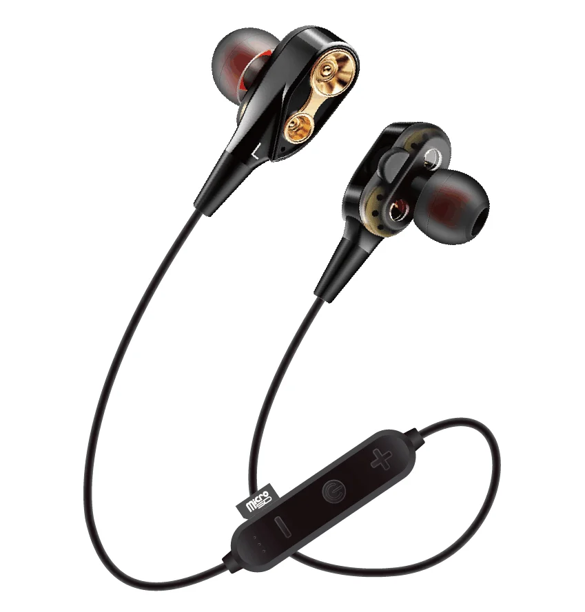 Беспроводные Bluetooth-наушники с зарядным устройством спортивные