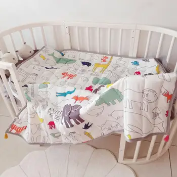 

Infants Crawling Mat Cartoon Animals Pattern Soft Game Floor Mat Quilt Tapete Infantil Baby Play Mat
