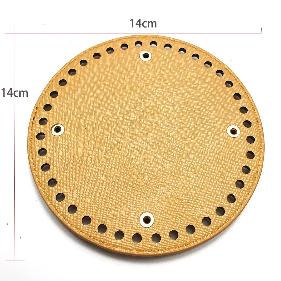 Высокое Качество Овальный Круглый длинный низ для вязания PU кожаный низ тканой сумки женские сумки ручной работы DIY багажные аксессуары