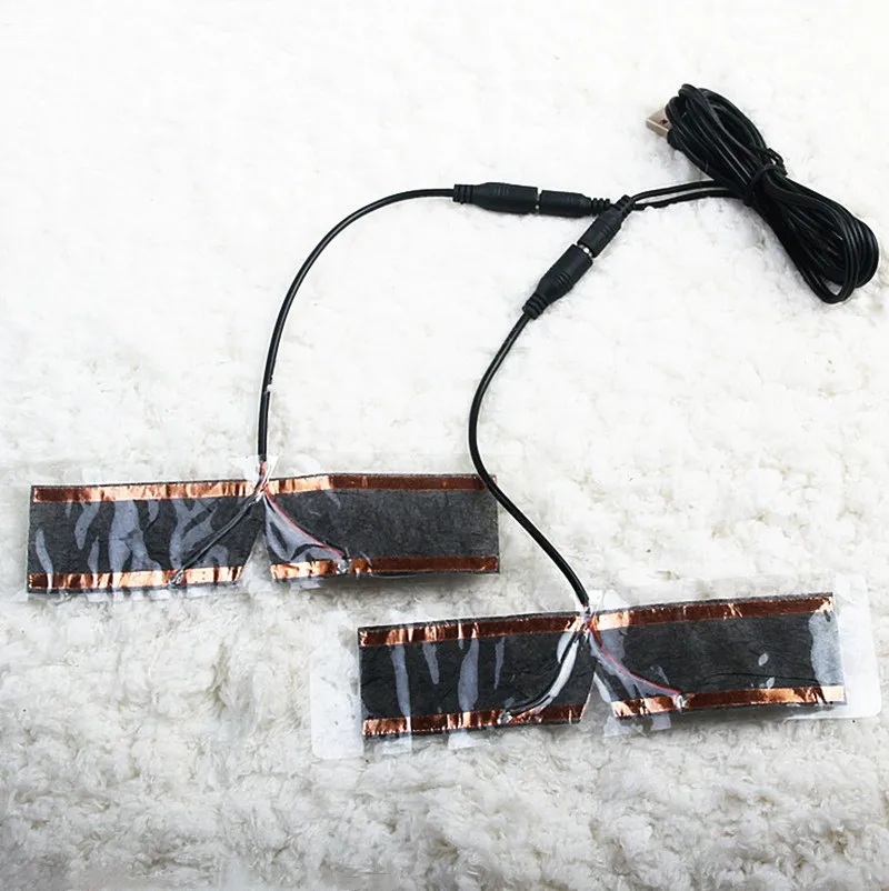 5V USB стельки с электрическим подогревом для ног, водонепроницаемые перчатки с подогревом, теплые сапоги, обувь, подкладка, зимняя уличная Теплая Лыжная обувь