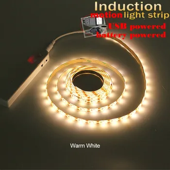 

PIR Motion Sensor LED Lights For Kitchen LED Under Cabinet Light Bedside Stairs Wardrobe Night Security Lamp Battery Power Lamp