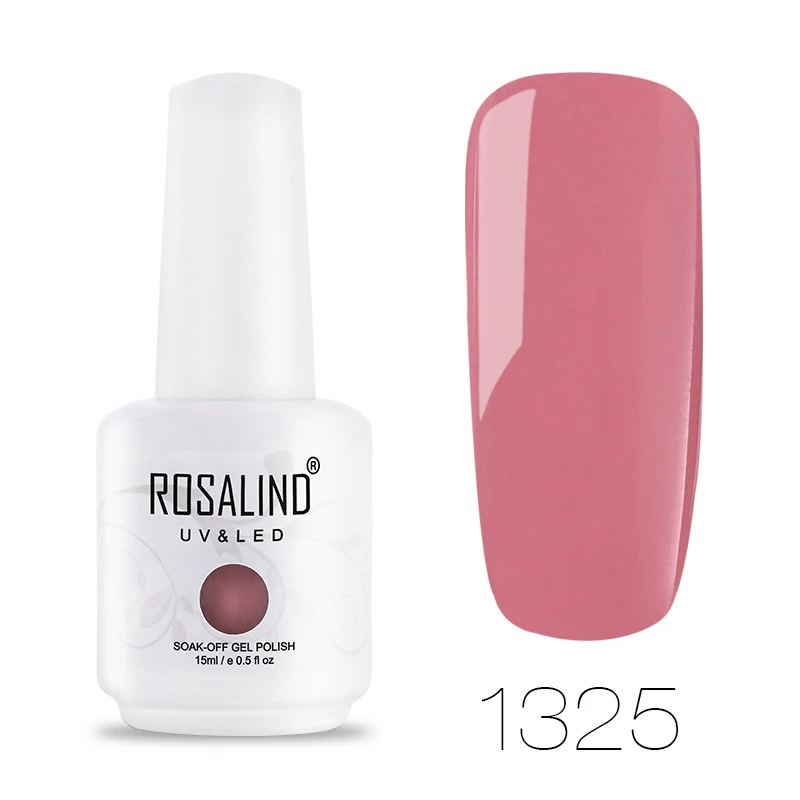 ROSALIND Блестящий Гель-лак УФ-гель верхнее покрытие ногтей полуперманентный впитывающий праймер для ногтей голографический Гель-лак лазерные блестки - Цвет: RH1325