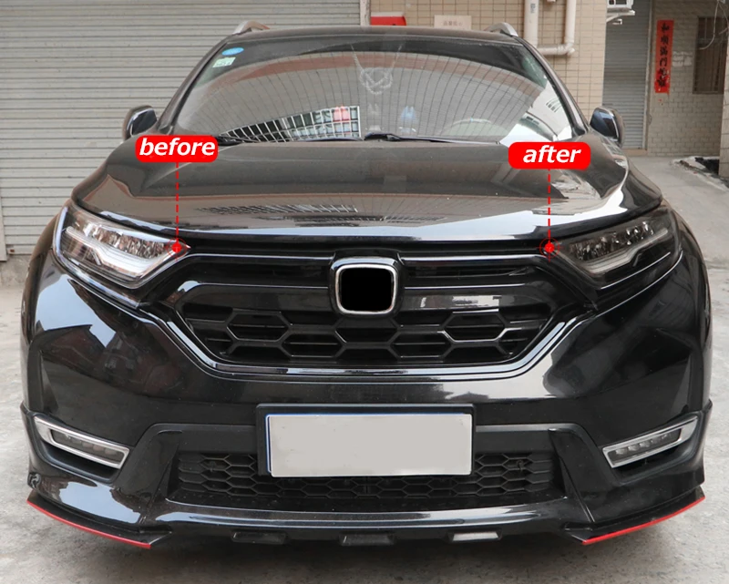 Колпаки для фар с мембранными лампами для Honda CRV дымовая черная прозрачная мембрана для стайлинга автомобилей Модифицированная