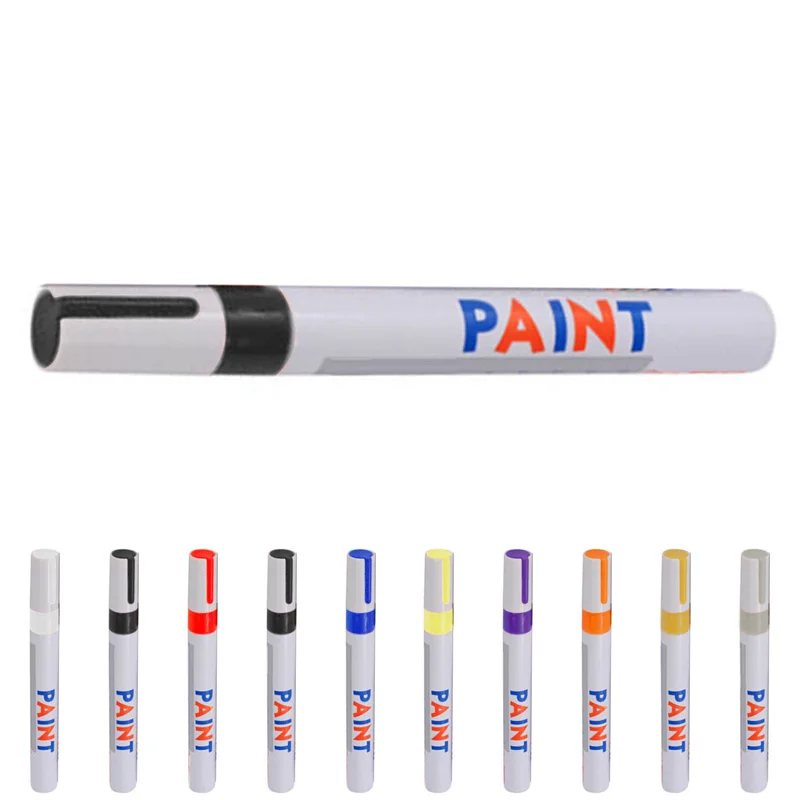 1 шт., цветная водостойкая ручка для рисования, металлические шины, маркировка протектора, чернила, маркер, перманентные товары для домашнего сада