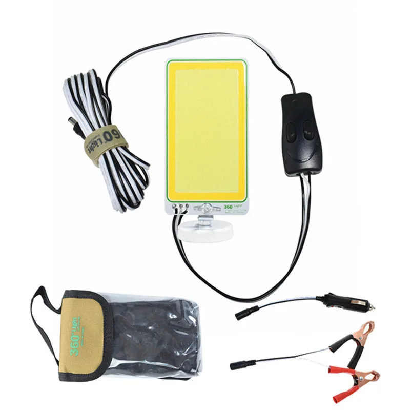 

car removable Emergency lighting 20W LED Floodlights USB connector COB double color magnetic base rechargeable Work lamp
