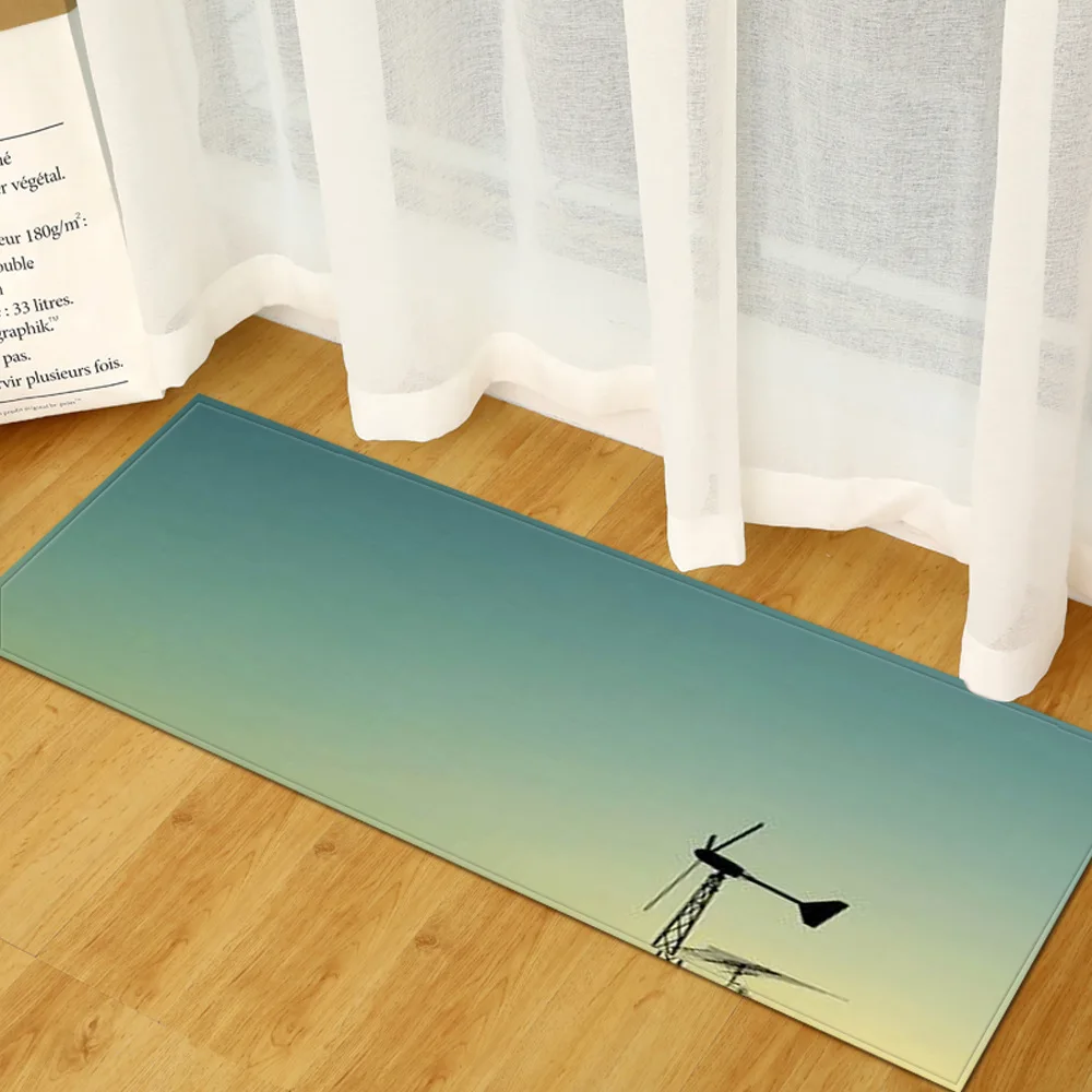 Thregost фланелевый напечатанный 3D ковер для украшения дома Коврик противоскользящий кухонные ковры моющиеся Придверный коврик открытый офисный коврик на стул и на пол