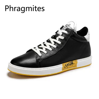 

Phragmites Black Winter Plush Sneakers Anti-slip Outdoor Warm Botines Mujer 2019 Ankle Short Men Boots Handsome Men Shoes