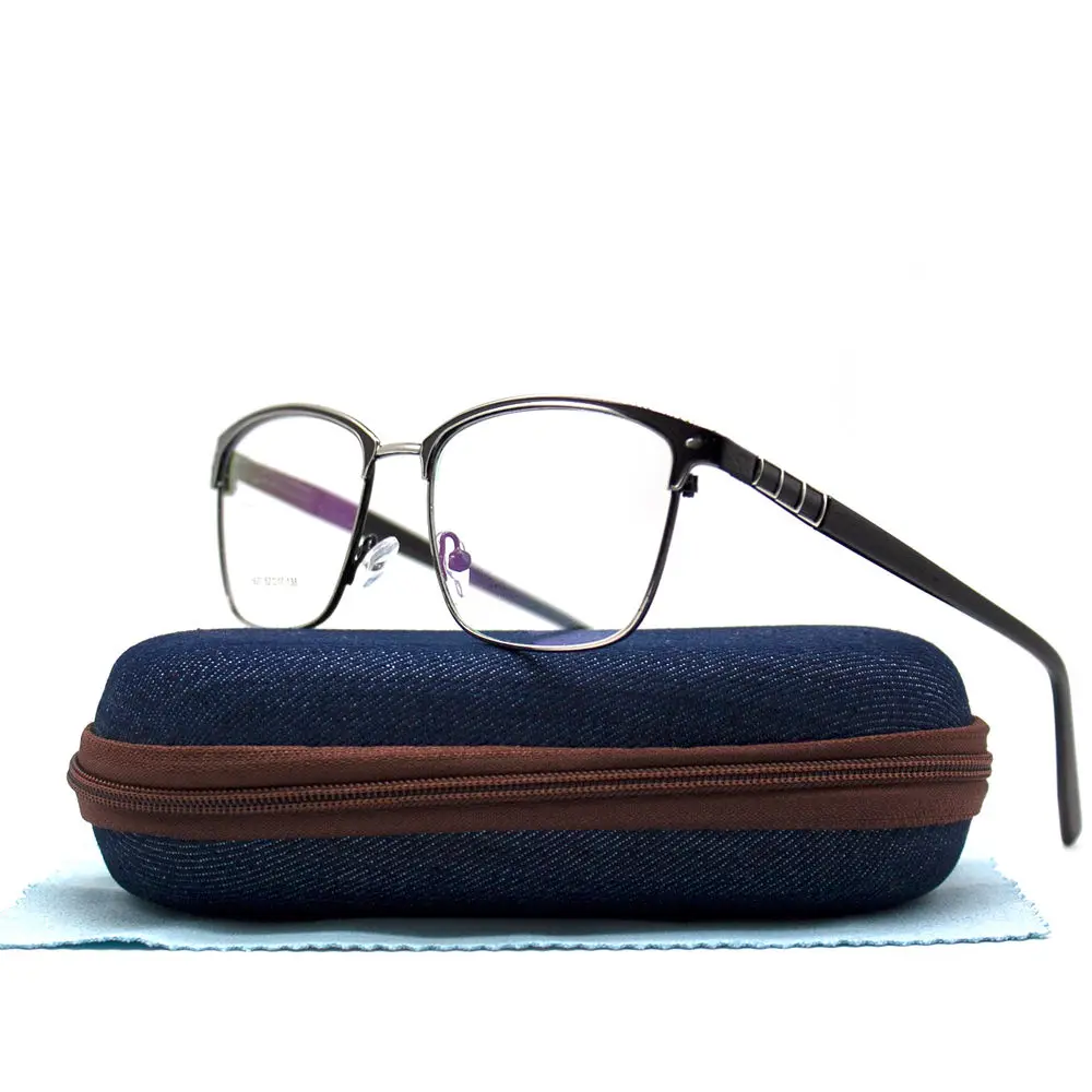 LuckTime модные новые мужские оправы для очков ретро металлические очки