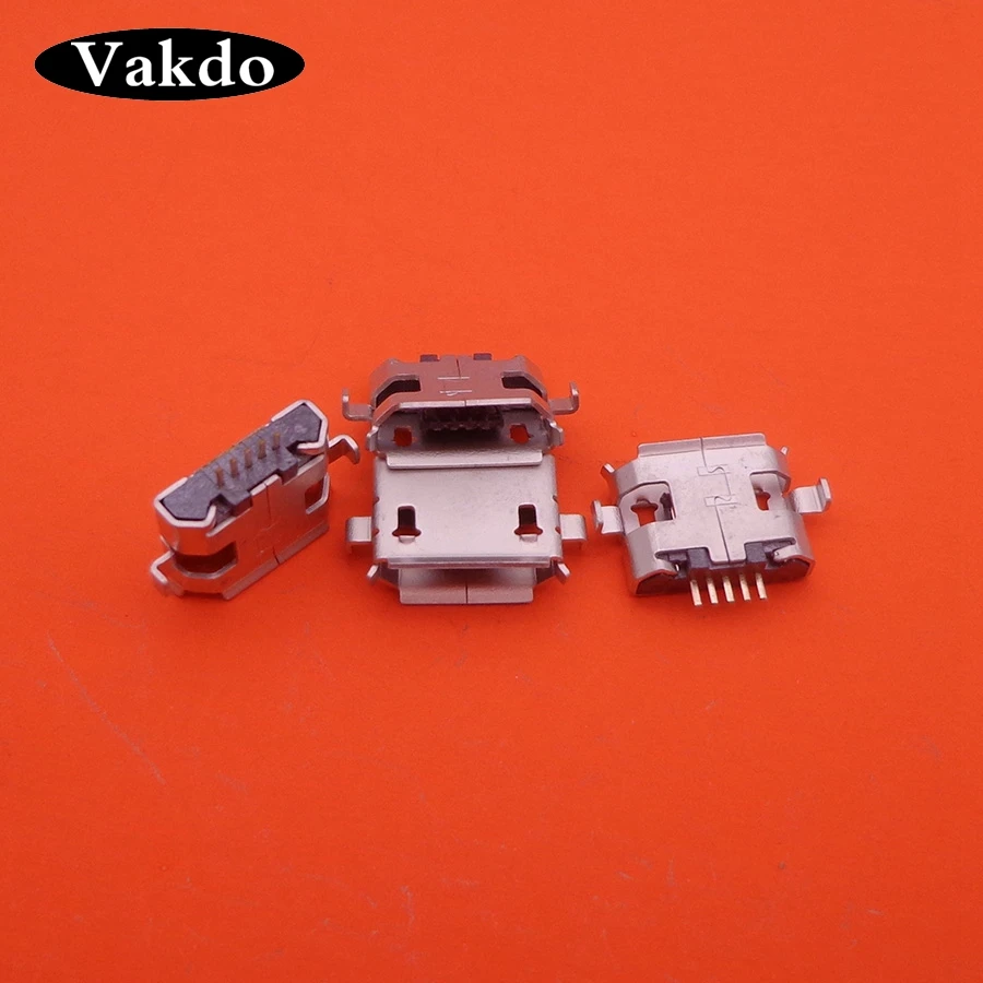 50pcs Mini usb socket dock plug repair 5PIN Micro USB charging port