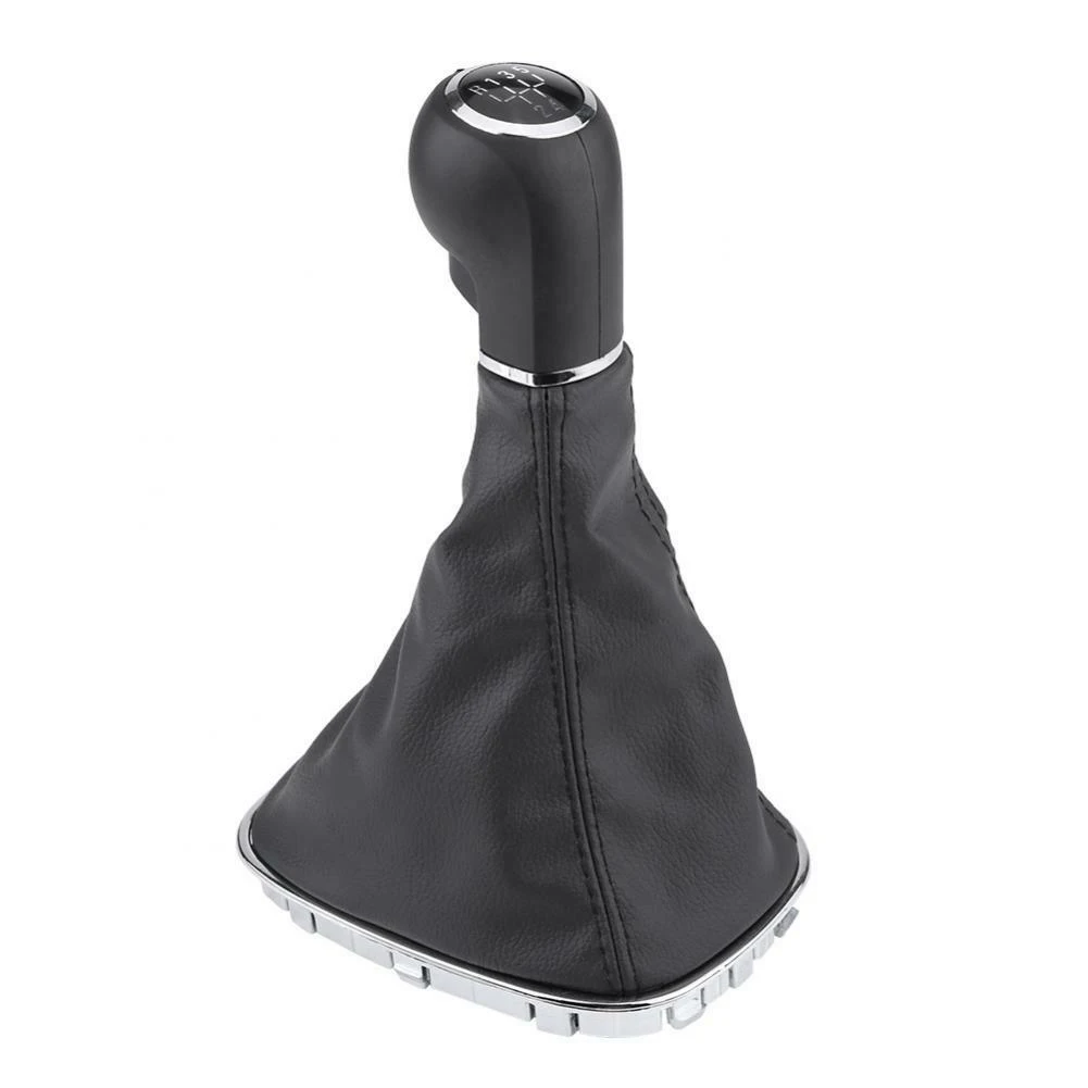 5 Speed Car Gear Shift Knob Lever Shifter Stick Leather Gaiter Boot Cover For Opel Corsa D 009140093 19276456 Auto Accessories