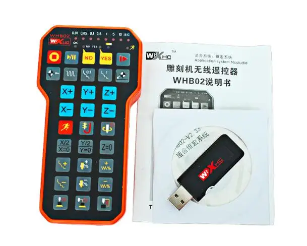 Nc studio USB беспроводной пульт дистанционного управления weihong DSP ручка для гравировки и резки с ЧПУ HB02 WHB02