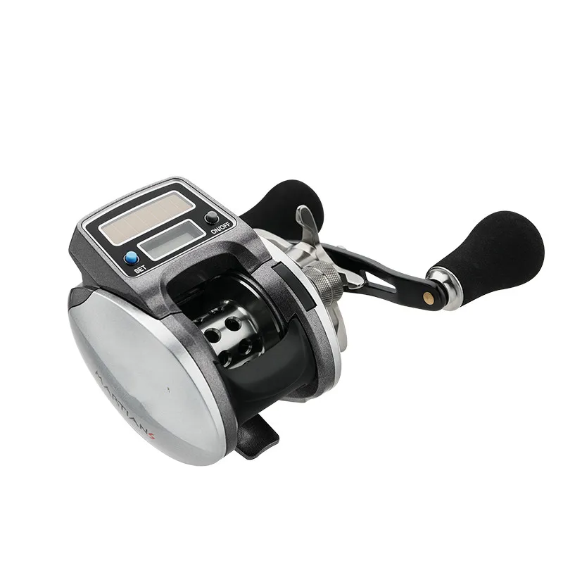 

Baitcasting Fishing Reel With Line Counter 6+1 BB 6.2:1 Baitcaster Wheel with Digital Display Wedkarstwo Vessel Carretilha Pesca