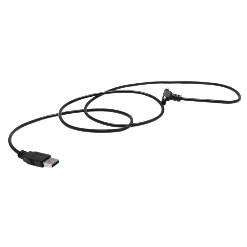 Вниз Вверх Угловой USB 3,1 тип-c двойной винтовой замок до стандарта USB3.0 кабель для передачи данных 90 градусов для камеры 1,2 м