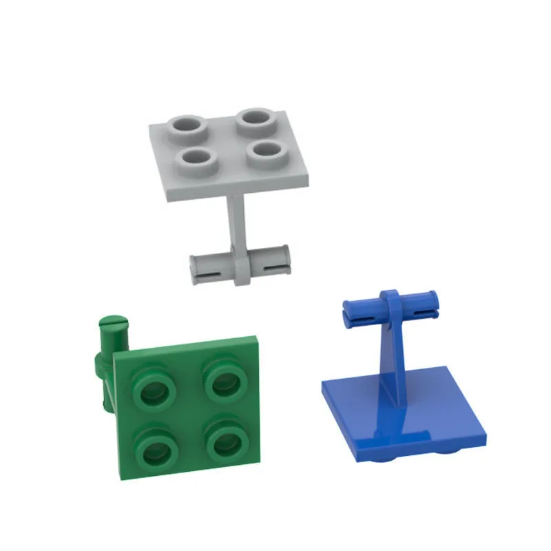 2x2 aeronaves frente twin eixos blocos de construção peças diy monta partículas presente educacional crianças brinquedos frete grátis