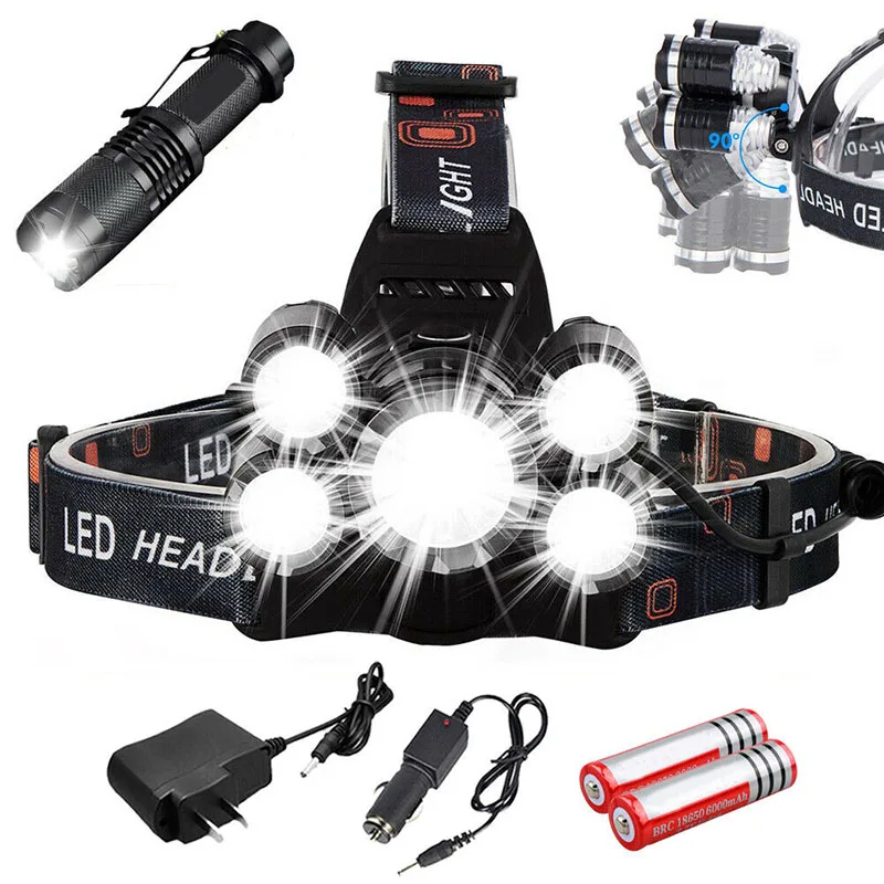 Cheap Waterproof Headlight LED Aluminium Alloy 5 Bright Bulb Headlamp for Outdoor G66 2 Cheap Waterproof Headlight LED Aluminium Alloy 5 Bright Bulb Headlamp for Outdoor G66 2