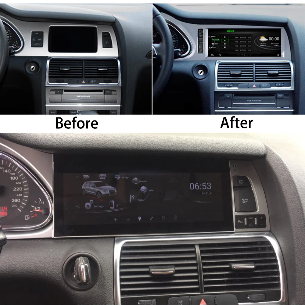 Автомобильный мультимедийный плеер стерео gps DVD Радио Навигация Android экран MMI MIB 2G 3g система для Audi A6 C6 4F Q7 4L 2004