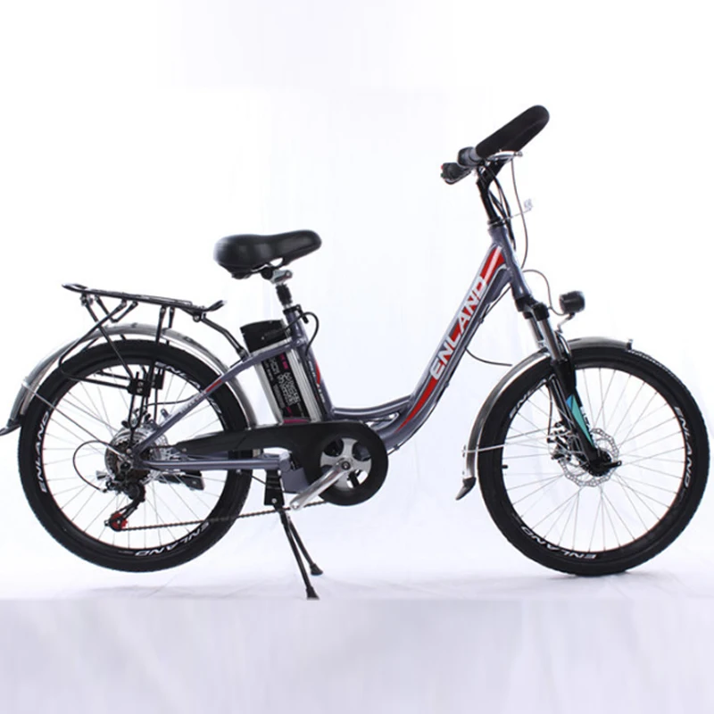 Discount new 24 inch 250w 48v electric bike variable speed double disc brake aluminum alloy e bike Lithium battery electric bicycle ebike 1