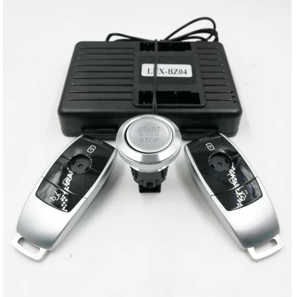 For Mercedes Benz 0608 S W221 Add Push Start Stop Remote Starter And