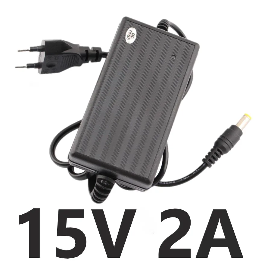 15V 2A DC 15 в блок питания 15 в адаптер 1A 2A 3A 4A 5A 15 в универсальный адаптер электрического питания AC в DC адаптер EU US вилка 220 В до 15 в - Цвет: 15V 2A