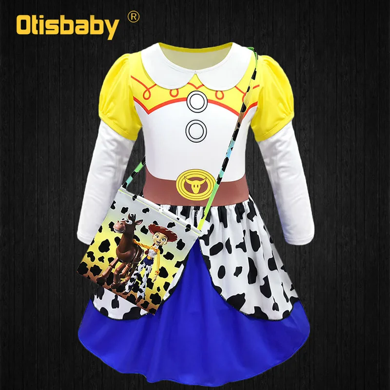 80116 Only Dress Рождественский карнавальный костюм с персонажами из мультфильма «История игрушек», одежда для девочек, одежда для первого причастия, элегантное праздничное платье для девочек - Цвет: 80116 Only Dress