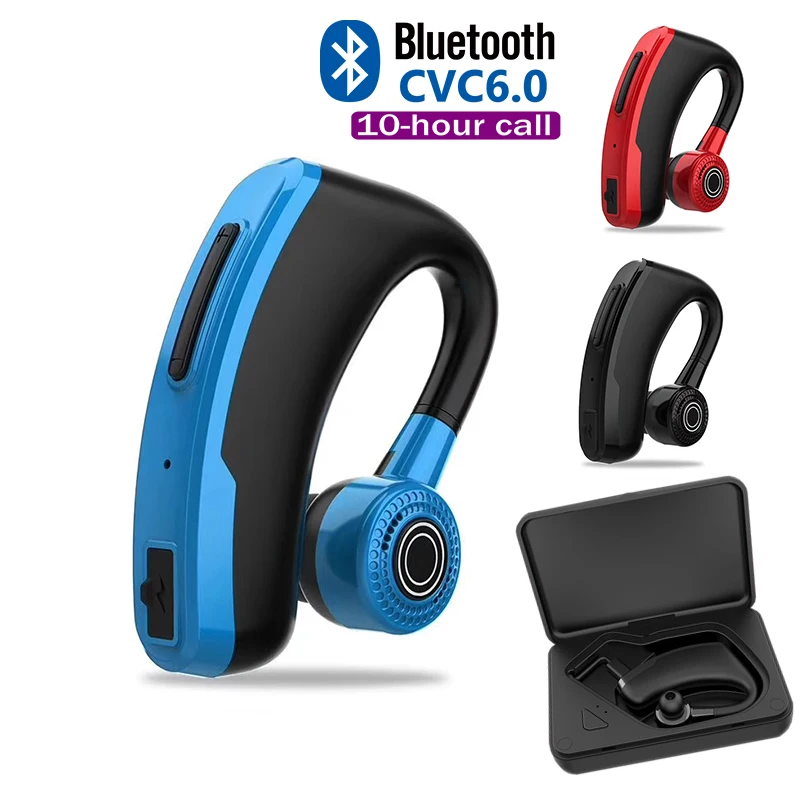 Автомобильные беспроводные наушники V10 деловые Bluetooth драйвер быстрой зарядки