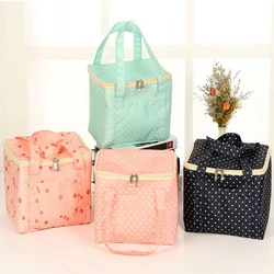 Lunch Bag Insulated Cooler Picnic Carry Case Thermal Portable Box Bento Pouch Lunch Dinner Container School Food Storage Bag