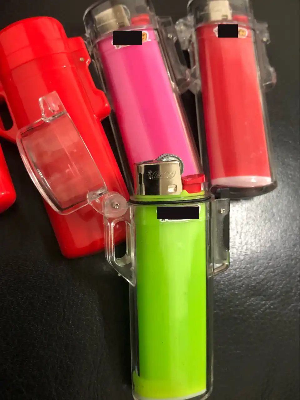 Outdoor Waterproof Plastic Transparent Lighter Case for BIC j3