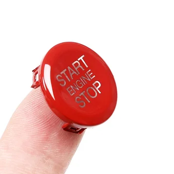 

3 Colors ABS Car Engine Start Stop Push Button Ring Trim Button Switch Cover For Alfa Romeo Giulia Stelvio Car Accessories