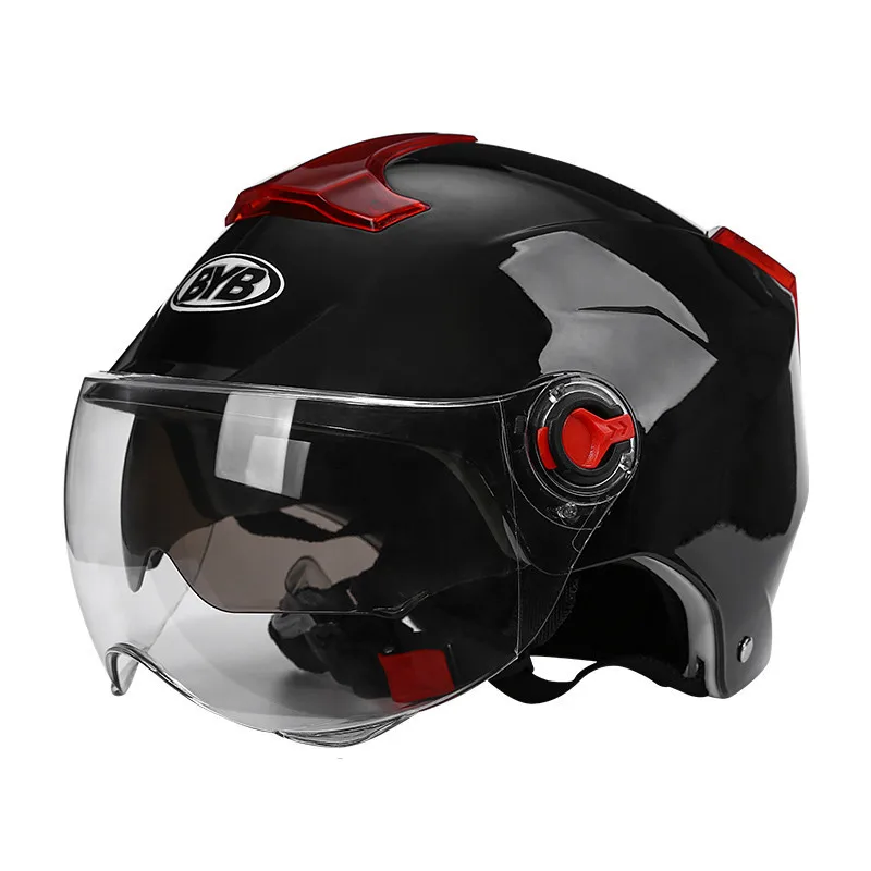 Protective Helmet German Capacete Retro Motorcycle Helmets For Women Men Casco Mujer Jet Anti Fog Open Face | Автомобили и