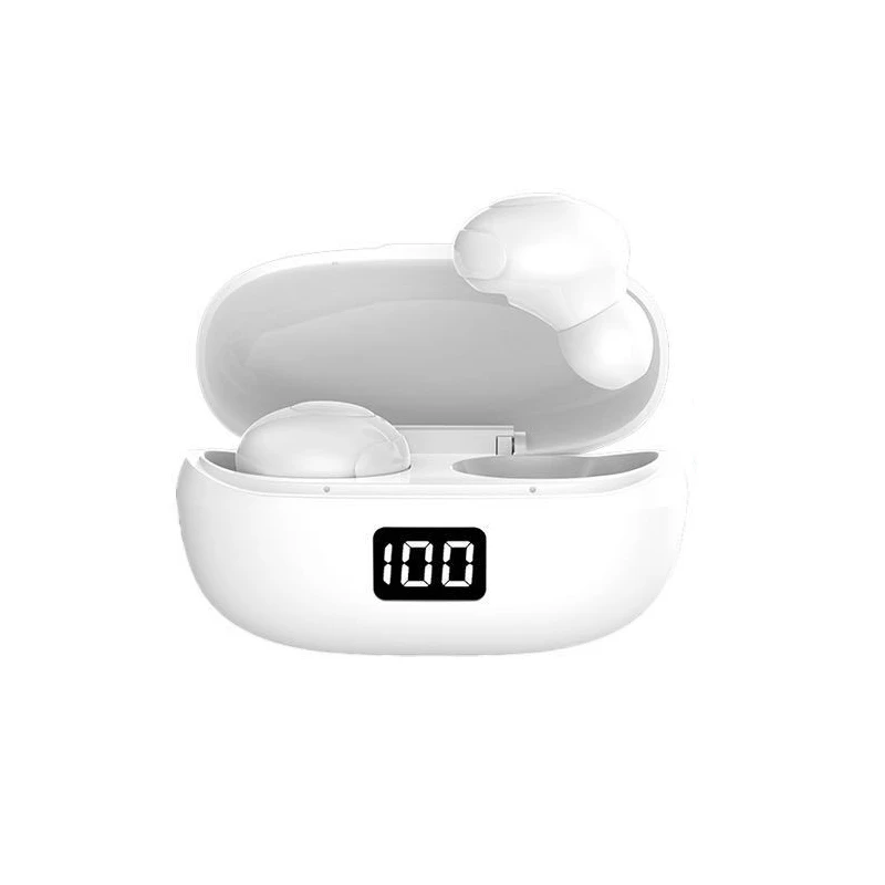 TWS wireless earphones mini earbuds 5 0 Bluetooth Type c Digital Display Charging case headset HiFi stereo earphone for phone