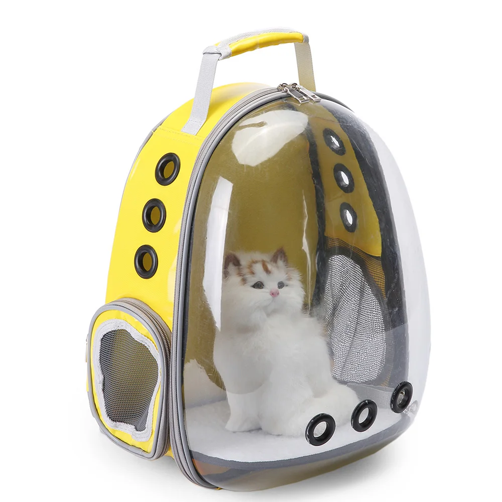 

Hot New Portable Pet Outdoor Travel Carrier Backpack Space Capsule Dog Carrier Polarized Hard Shell Transparent Cat Backpack for