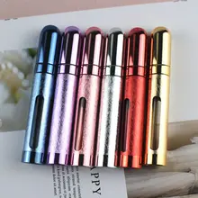 

10pcs/lot Top Quality Aluminum Glass Bottle 12ml Metal Refillable Perfume Atomizers Portable Spray Empty Fragrance Atomizers