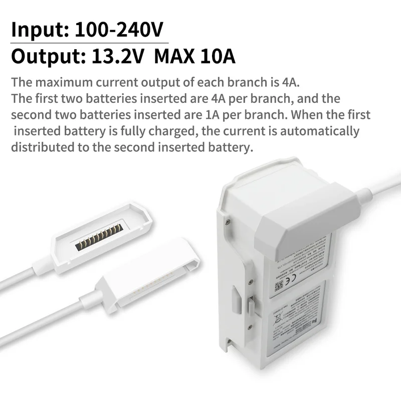  6IN1 Multi Charger for Xiaomi Fimi X8 SE Drone Battery Charging Hub Intelligent Smart Battery Charg