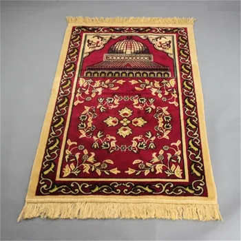 

70*110cm Islamic Flower Prayer Mat Muslim Prayer Mat Musala Travel Prayer Rug Islamic Rug Blanket Nordic Style Carpet Children