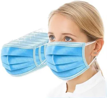 

50PCS Disposable Protective Mask 3 Layers Dustproof Facial Protective Cover Masks Maldehyde Prevent Masks