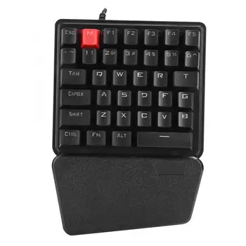 

One-Handed Phone Mechanical Gaming Keyboard Accessory for PUBG Mobile Games with Backlight Hot