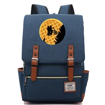 

Fashion TV Series Stranger Things Demogorgon Buckle Children School bag Teenagers Student Schoolbags Women Bagpack Men Backpack