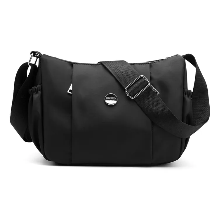 Высококачественная женская сумка через плечо, сумки-мессенджеры, сумки для девушек, Нейлоновые женские сумки на плечо, Ретро стиль, женская сумка-тоут, женские сумки - Цвет: Черный