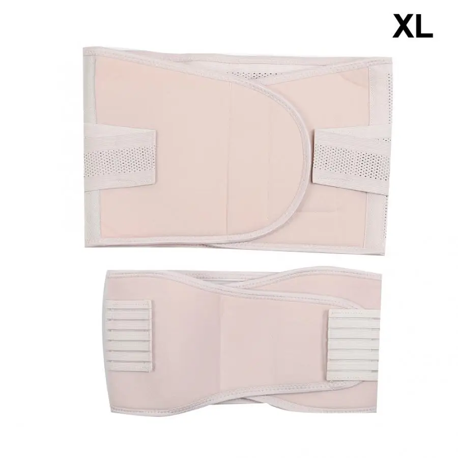 XL Терапия 2 шт дышащий Женский пояс для живота послеродовой пояс для коррекции тела корсет для восстановления тела таз пояс подтяжки поддержка - Цвет: XL